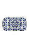 Tognana Piatelă De Servire Rectangulară Din Porțelan Albastră 30x17cm