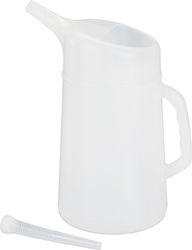Relaxdays Cutie De Ulei 5 L Alb 42x18x42 Cm Material Plastic Extensie De Umplere