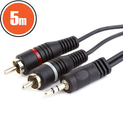 Rca Zu 3,5mm Klinkenkabel 2x Male Rca 5m Audio Video Adapter