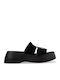 Women's Flat Sandals Flatforms Black