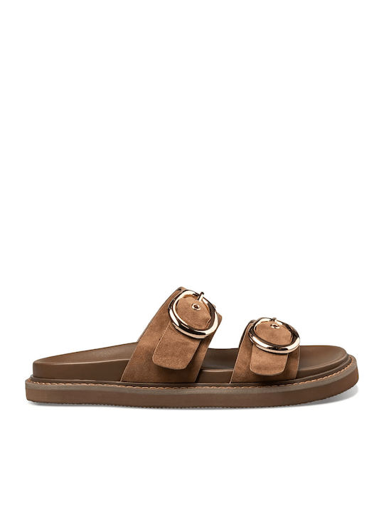 Envie Shoes Γυναικεία Ανατομικά Σανδάλια Καφέ