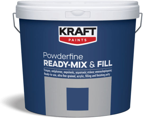 Kraft Powderfine Putty Filler White 5kg