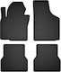 Car Rubber Mats Set 4 Pcs Universal Volkswagen Eos Cabrio 2005-2015