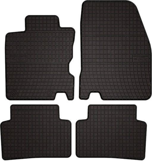 Rubber Car Mats Renault Kadjar Suv 2015-2022 Black Fitted