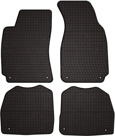 Rubber Car Mats Skoda Superb I Sedan 2001-2008 Black Fitted