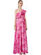 Summer Maxi Dress for Wedding / Christening Fuchsia
