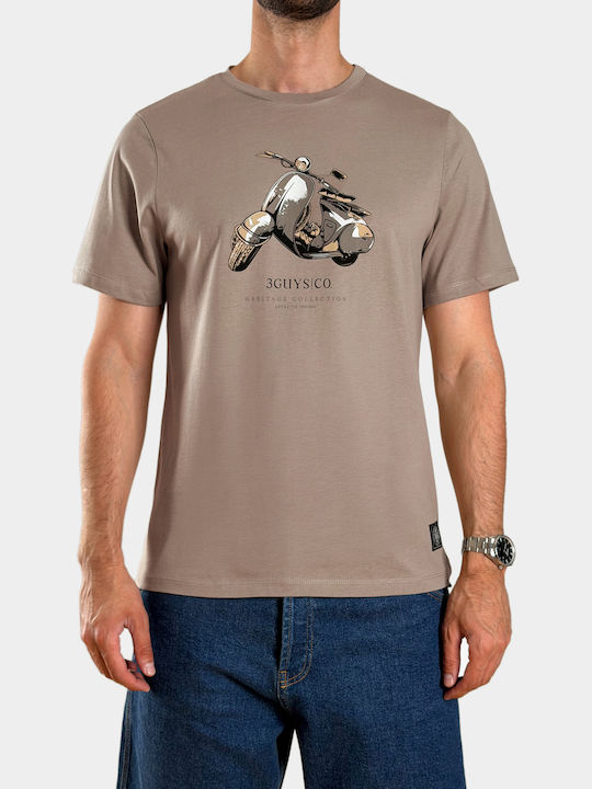 3Guys Gray T-Shirt Of Petra