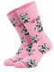 Bee. Unusual. Ta Panta Socks Pink