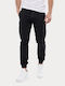 Cover Cargo Trousers in Tapered Leg Black