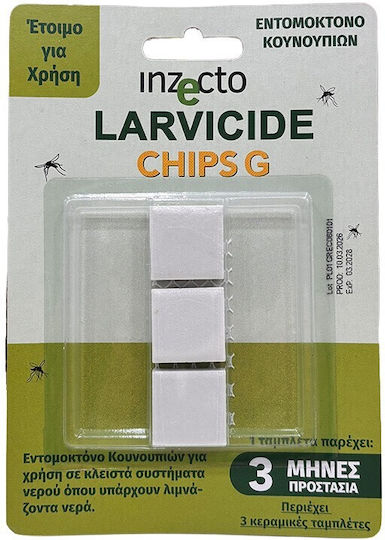Inzecto Larvicide Chips G Pastile Rezerve Capcană 3 Bucăți