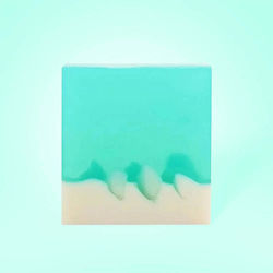 Χειροποίητο Σαπούνι Γλυκερίνης Coral Blue 140gr