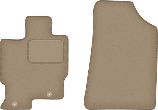 Velour Car Mats Acura Rdx I Suv 2006-2012 Beige