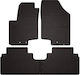 Rubber Car Mats Kia Venga Minivan 2009-2017 Black Fitted
