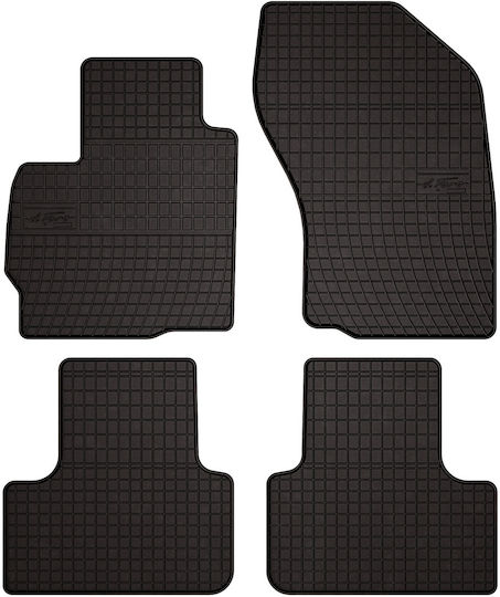 Rubber Car Mats Mitsubishi Asx Crossover 2010-2019 Black Fitted