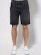 Herren Shorts Denim Schwarz