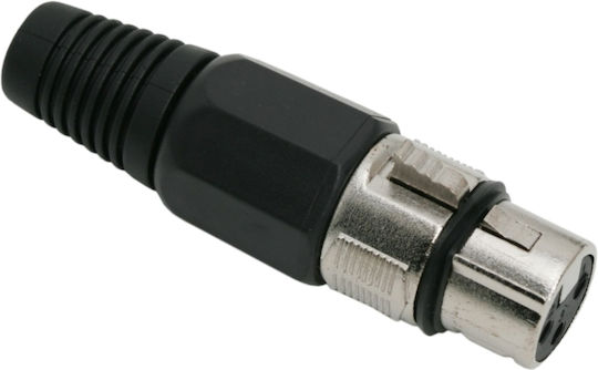 Set 5 Prize XLR 3-Pini Conectori Feminin Microfon Conector Audio Metalic Protecție Anti-Îndoire