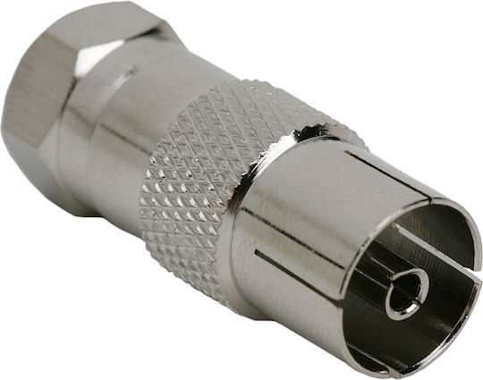 Set 5 Prize Coaxial Feminin F La Adaptoare Tv Convertor Antenă Feminin Tv Metalic