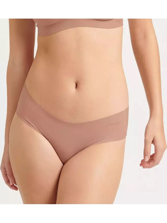 Sloggi Damen-Slip Nahtlos Beige