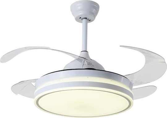 DS-8989 106cm Weißer Deckenventilator