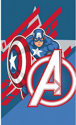 Avengers Ръчна Кърпа За Лице Captain America 30x50 См
