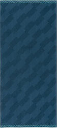 Beauty Home Art 2304 Baumwoll-Strandtücher Blau...