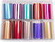 Luxorise Nail Art Rainbow Mirror Transfer Foil Set 10 Pcs