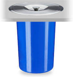 Relaxdays Coș De Gunoi Din Plastic 8 L Albastru Relaxdays Coș De Gunoi Din Plastic 8 L Albastru