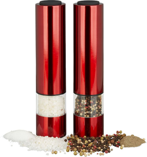 Relaxdays Set Electric Spice Mills 5cm