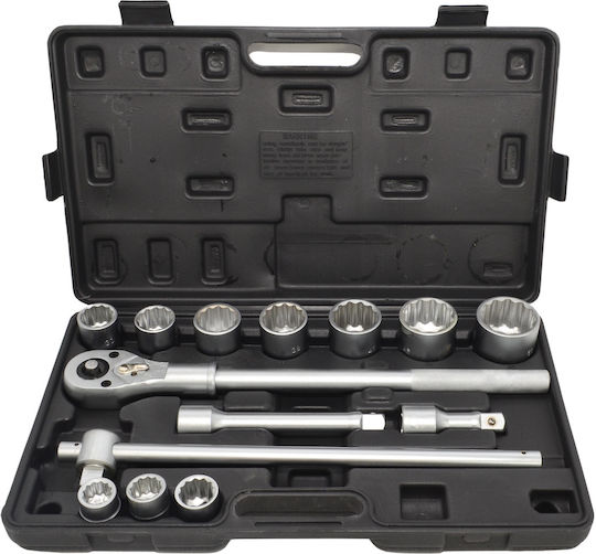 Awtools 14-piece 3/4" 12-point Socket Wrench Set