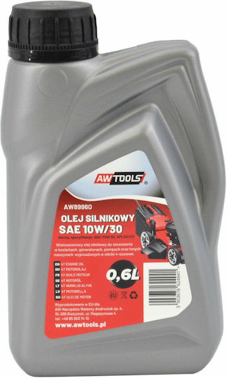 Awtools Awtools Λαδι 4-χρονο Sae 10w/30 0,6l Χλοοκοπτικα Γεννητριες Αντλιες Εσωτερικης Καυσης