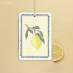 Etiketten Obst 8,8x6cm Zitrone