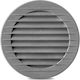 Airroxy Ventilation Grille Airroxy 02-220 Round Mesh Ø 90 Gray