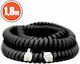 Alista Home Cablu Telefonic Retractabil RJ10 4P4C 1.8m Negru (GLB_20170)