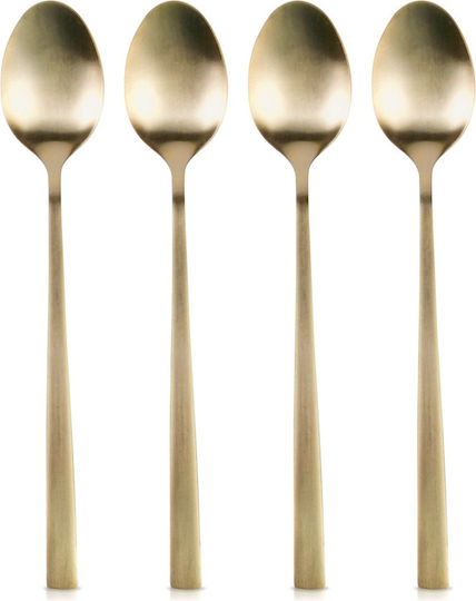 Excellent Houseware Kaffee/Tee Rostfreier Stahl Gold 4 Stück
