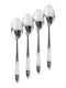 Alista Home Set Linguri Inox Argintii 18.8cm 4 Bucăți