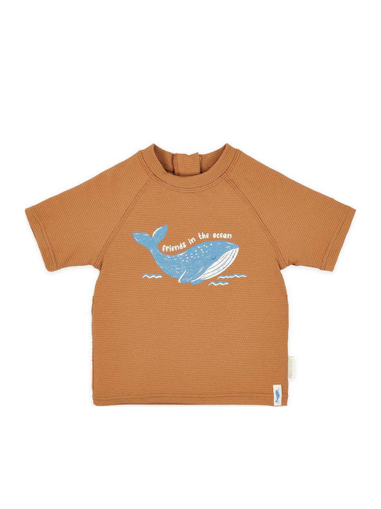 Little Dutch Παιδικό Μαγιό Μπλούζα Sunny Brown Little Dutch Παιδικό Μαγιό Μπλούζα Sunny Brown