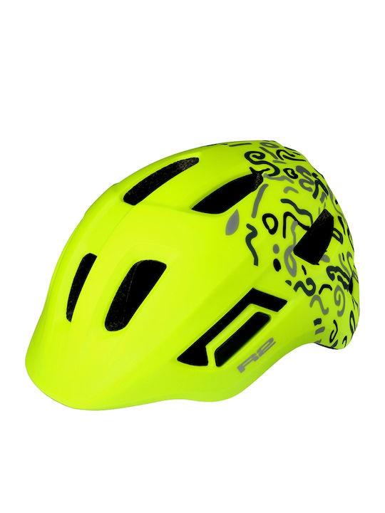 R2 Kids' City Bike Helmet Yellow