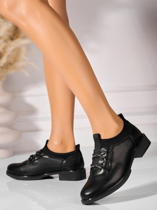 Women's Oxfords in Black Colour