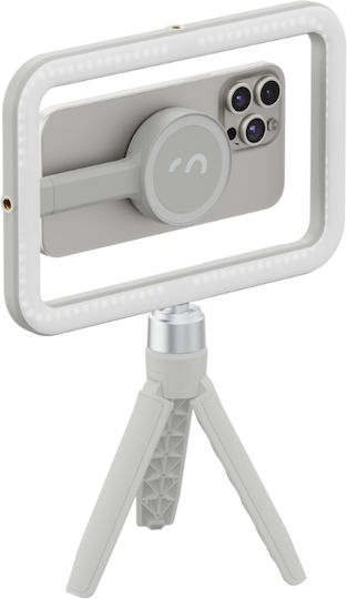 Shiftcam Snapstudio Lumină Inelară Trepied Compatibil Magsafe Lampă Led 600lm 2500-6000k 1100mah Usb-c Stone