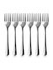 Excellent Houseware Set Furculițe Fructe/Desert Inox Gri 14cm 6 Bucăți
