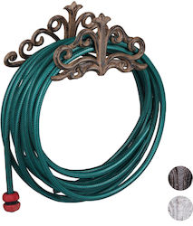Relaxdays Cast Iron Wall Mount Hose Holder