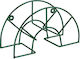 Relaxdays Semi-round Hose Holder Green