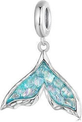 Сребърно Charm 925 Синя Русалка Сребърно Charm 925 Синя Русалка