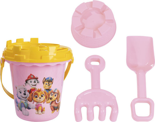 Moxy Paw Patrol Beach Bucket 5 Pcs Pink 160025