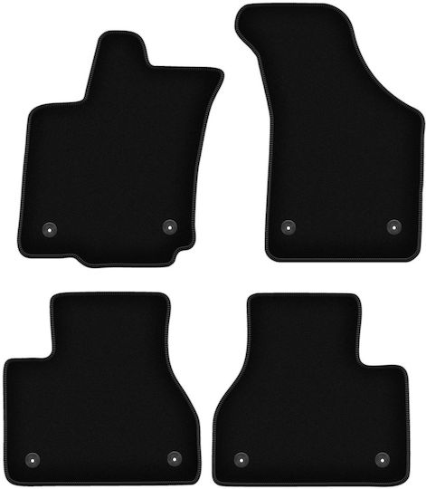 Covorașe Auto Velur Negre Basic VW Phaeton Sedan Extinctor 2002-2016