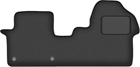 Velour Driver's Mat Citroen Jumpy Iii 2 Rows 2018 Graphite