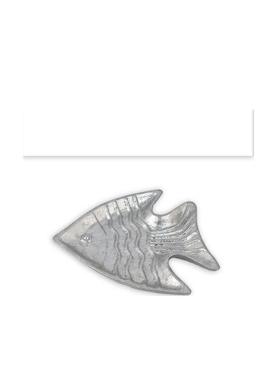 Zaros Πιάτο Ρηχό Ασημί με Διάμετρο 19.5cm