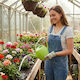 Flower Watering Can 1.45 L Plastic 30 × 20 Cm Green