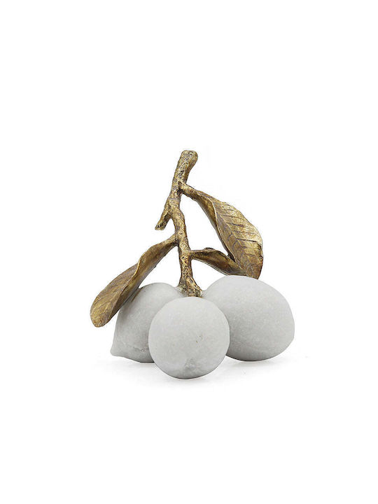 Resin Lemon X 3 Decor Marble Finish 17cm