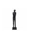 Ornament Golf Player Polyresin Black 9.5x8.5x37.5cm